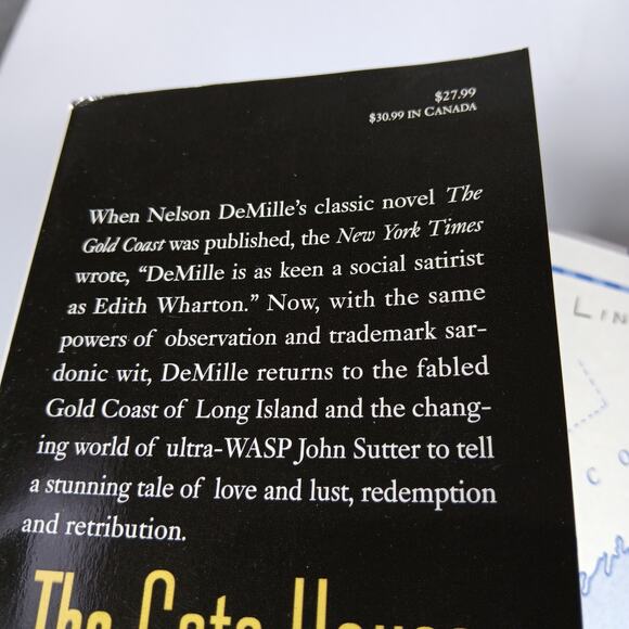 Nelson DeMille The Gate House Hard Cover Sequel to The Gold Coast Pre Owned - Picture 4 of 10